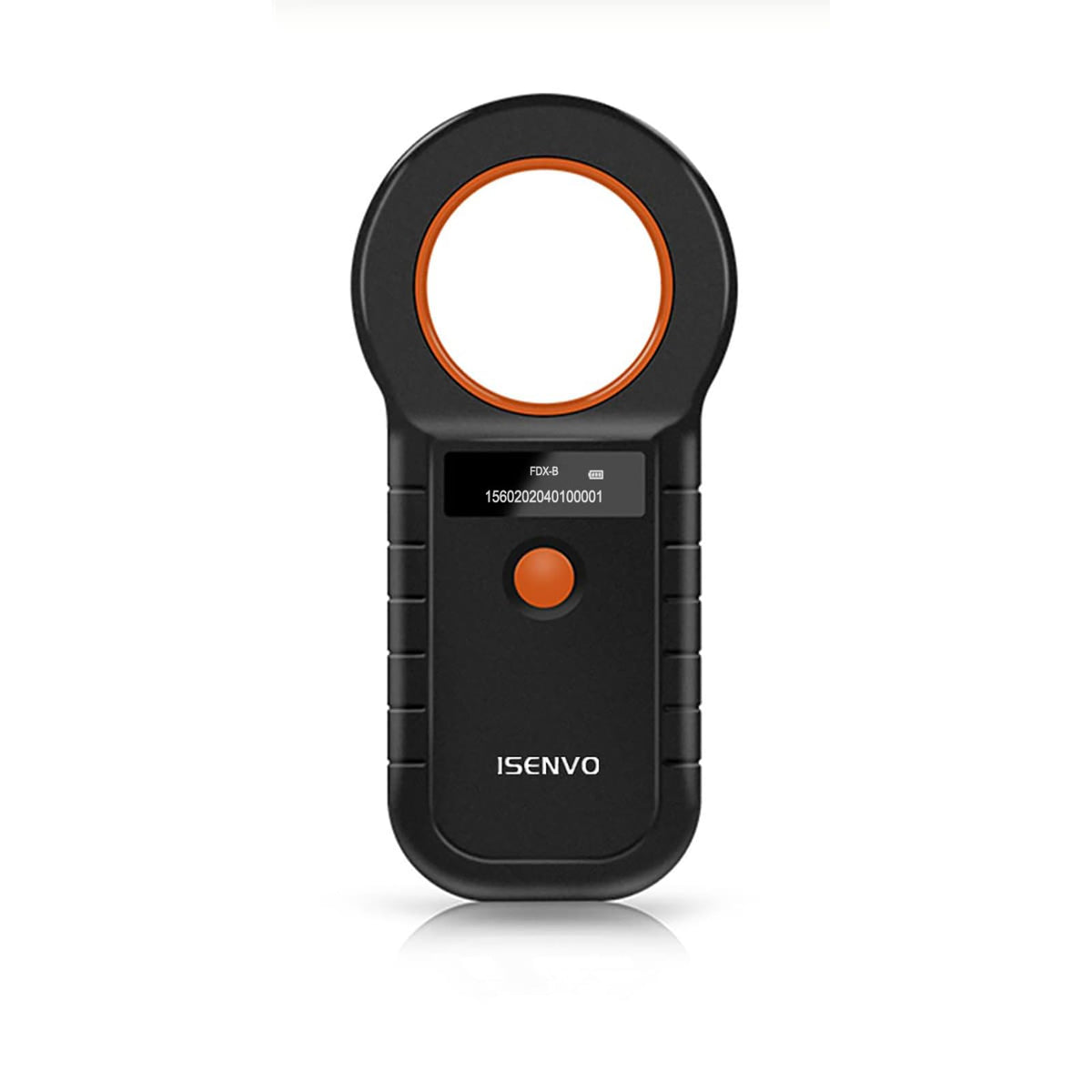 ISENVO Pet Micro Chip Reader Animal Lizard Snake Horse Cattle Pets Cat Dog RFID EMID Microchip Tag Scanner 134.2kHz 125kHz FDX-B(ISO 11784/11785) 15 Digits Pet Chip ID Scanner (190C)